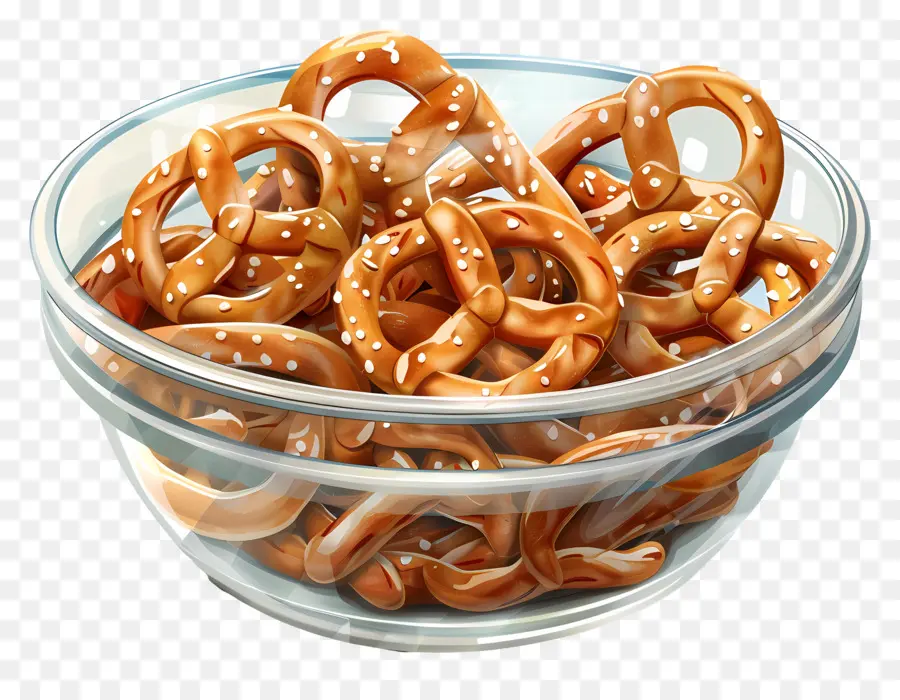 Tazón De Pretzels，Pretzels PNG