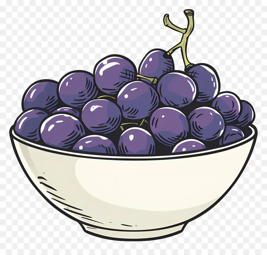 Tazón De Uvas，Uvas PNG