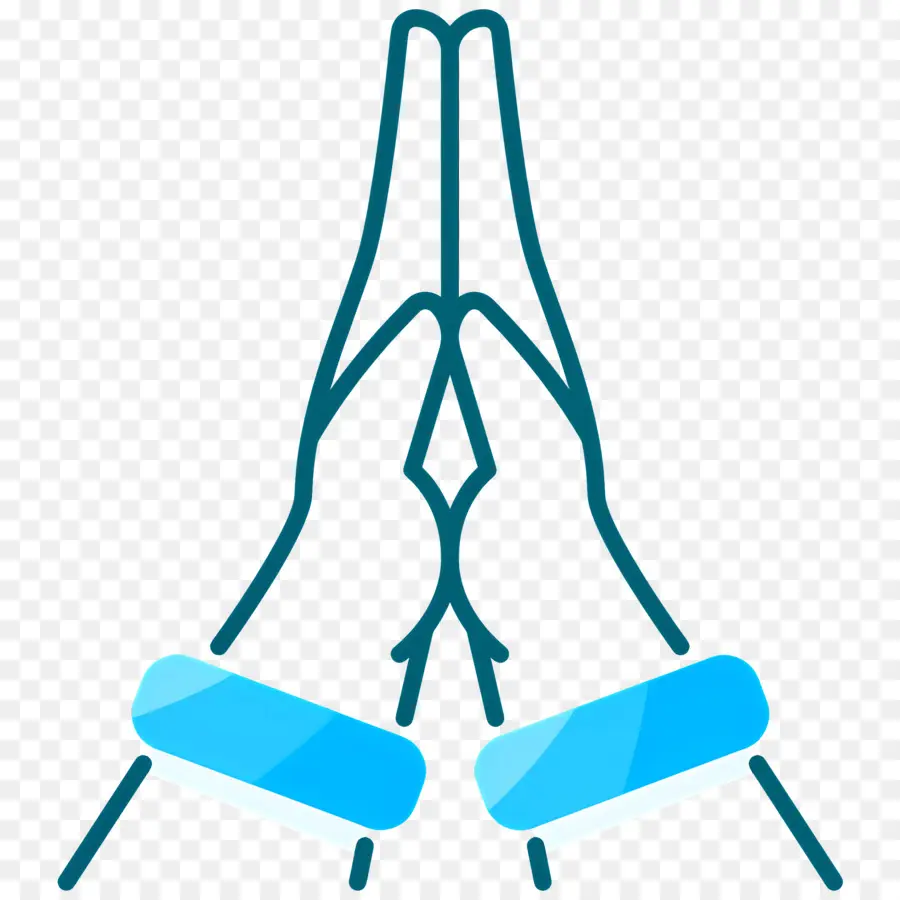 Namaste，Manos Orando PNG