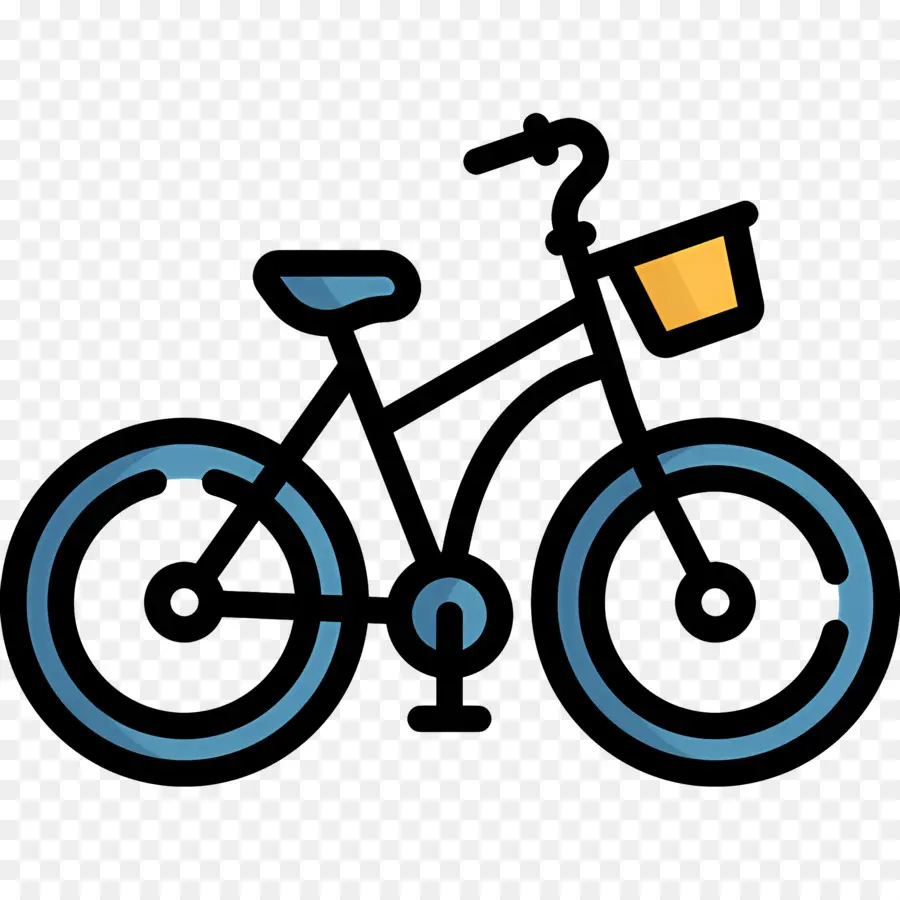 Bicicleta，Bicicleta Amarilla PNG