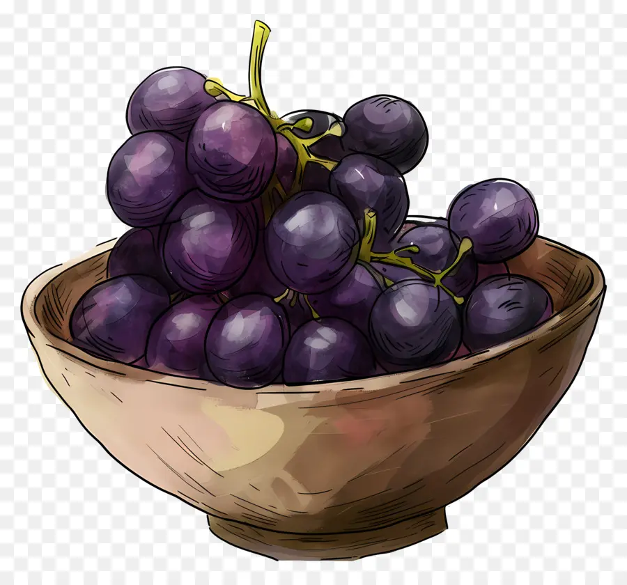 Tazón De Uvas，Uvas PNG