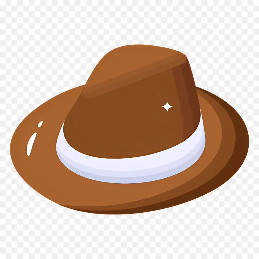 Sombrero De Vaquero，Sombrero Marrón PNG