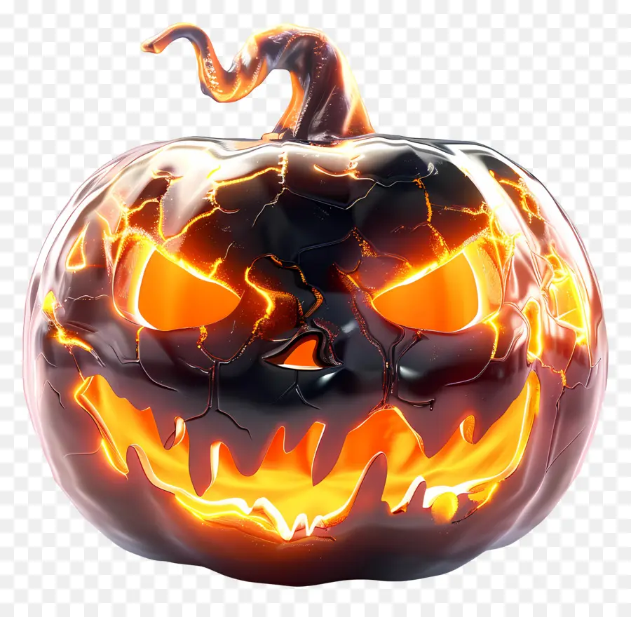 Calabaza De Halloween Brillante，Jack O' Lantern PNG