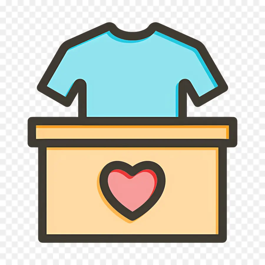 Caja De Ropa，Caja De Donaciones PNG