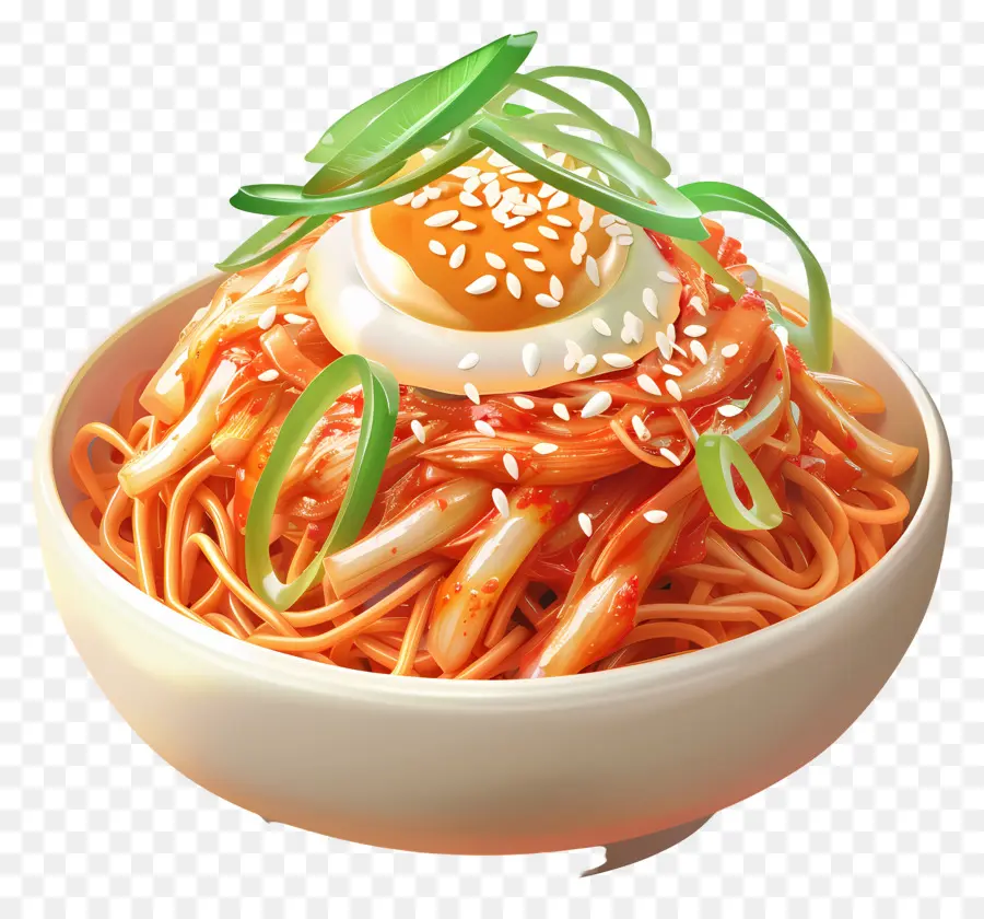 Ensalada De Kimchi Coreano，Tazón De Fideos PNG