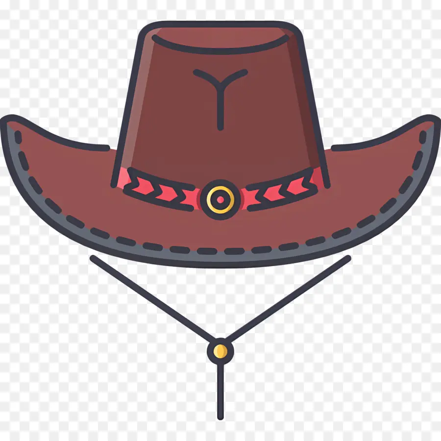 Sombrero De Vaquero，Sombrero De Vaquero Marrón PNG