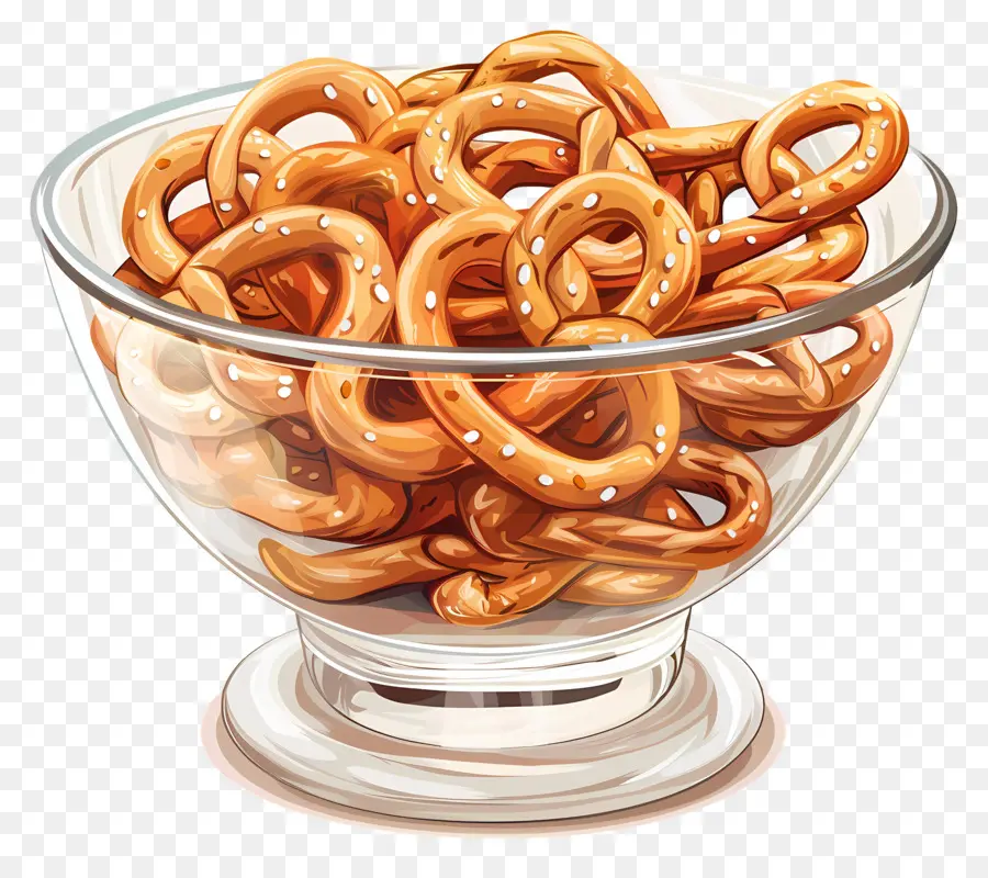 Tazón De Pretzels，Bol PNG