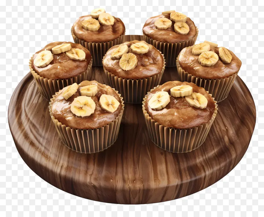 Muffins De Plátano Y Nueces，Muffins De Plátano PNG