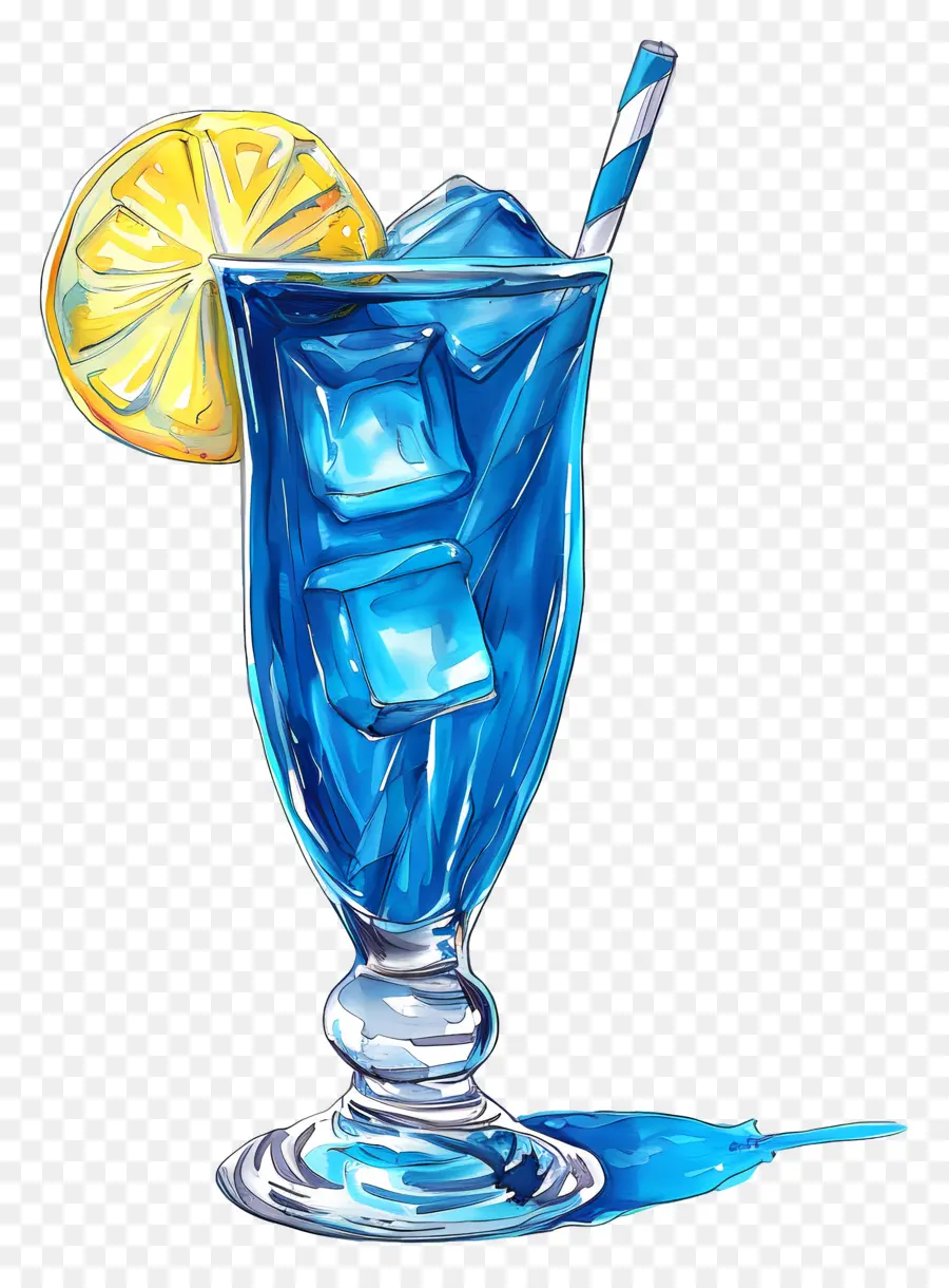 Cóctel Azul，Alcohol PNG