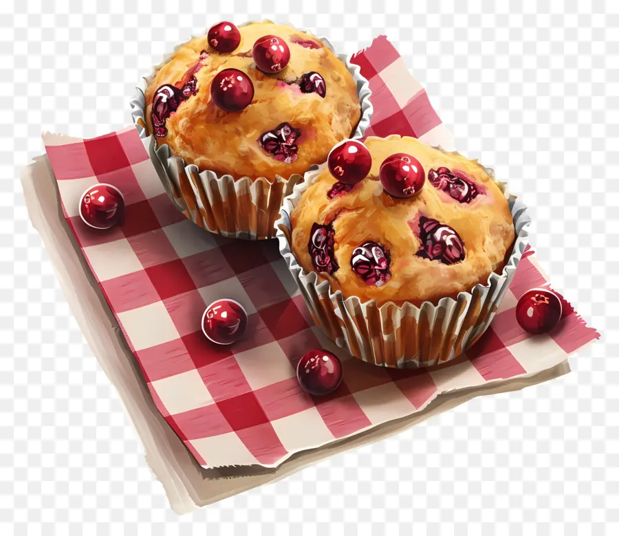 Muffins De Arándanos，Magdalenas PNG