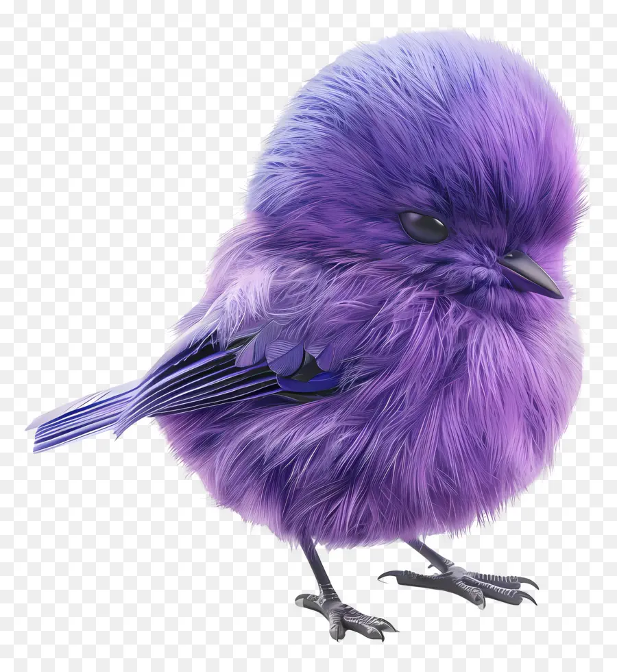 Pájaro Morado，Plumas PNG