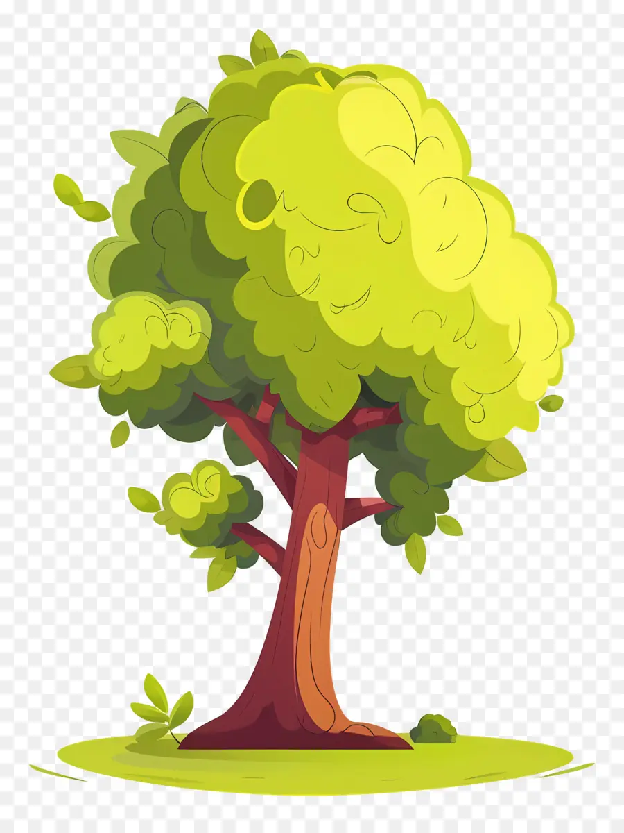 árbol De Dibujos Animados Lindo，Árbol PNG