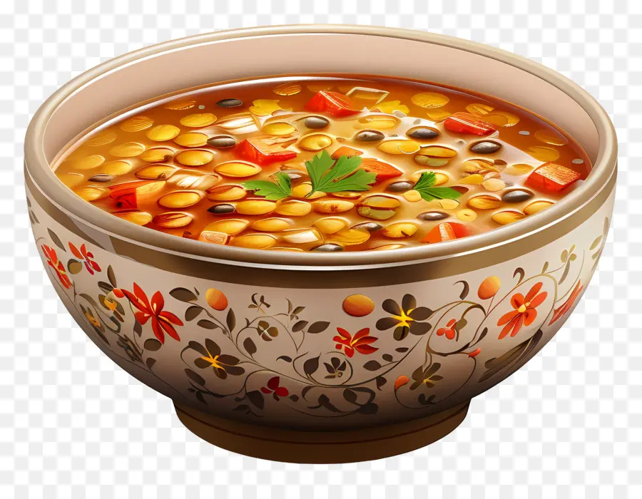 Sopa De Lentejas，Tazón De Sopa PNG