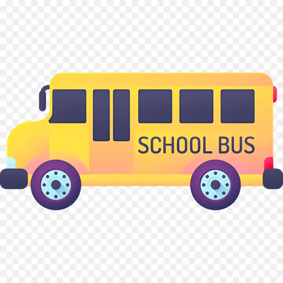 Autobús Escolar，Autobús Escolar Amarillo PNG