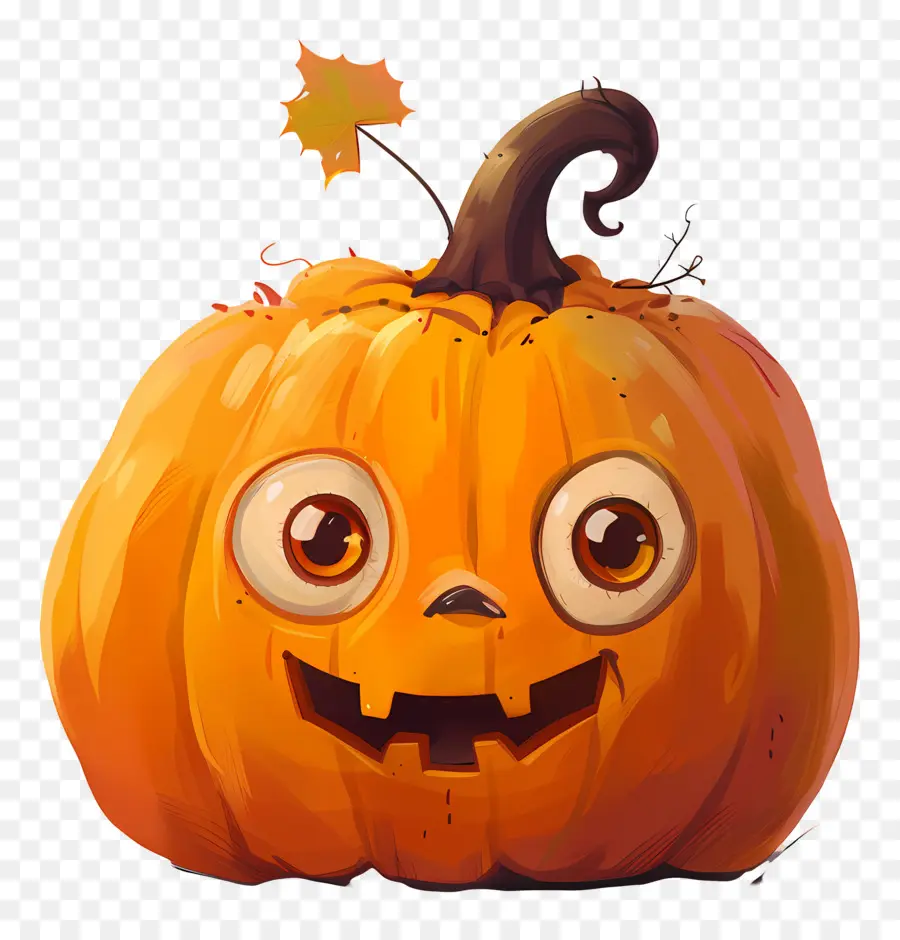 Linda Calabaza De Halloween，Calabaza Sonriente PNG