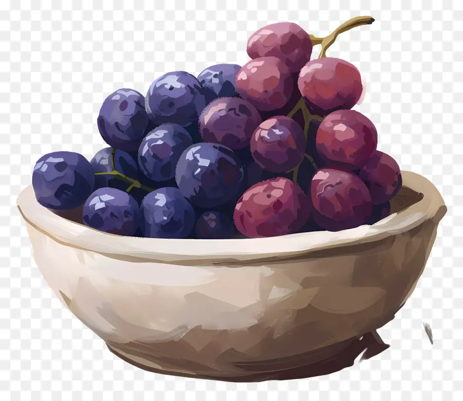 Tazón De Uvas，Uvas PNG