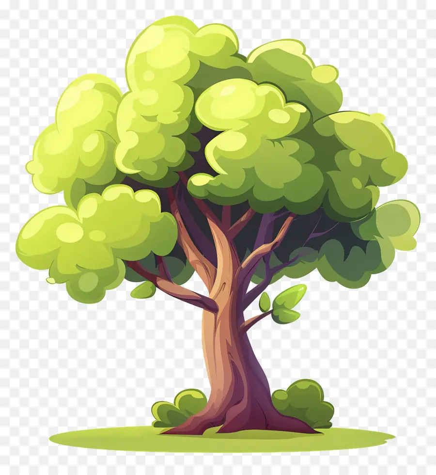 árbol De Dibujos Animados Lindo，Árbol PNG