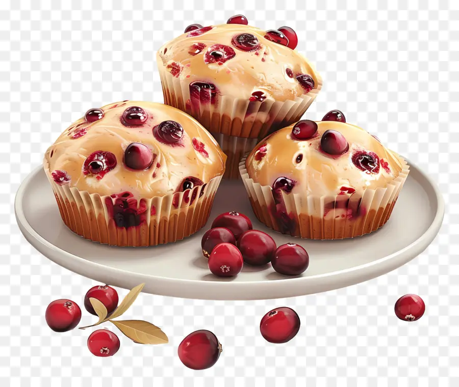 Muffins De Arándanos，Magdalenas PNG