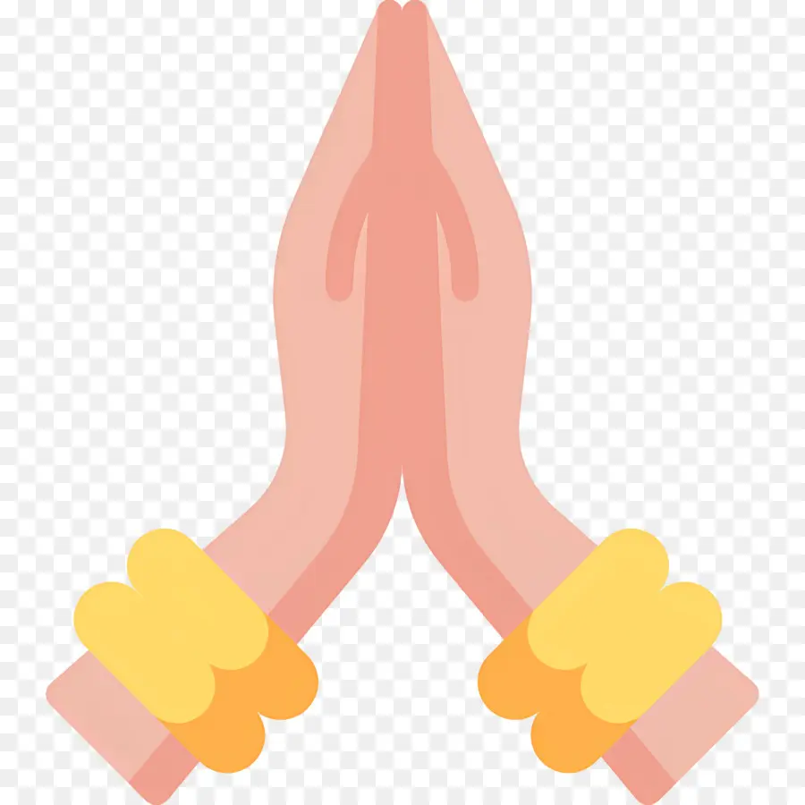 Namaste，Manos Rezando PNG