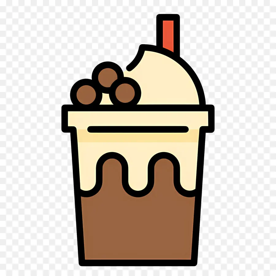 Té De Burbujas，Helado PNG