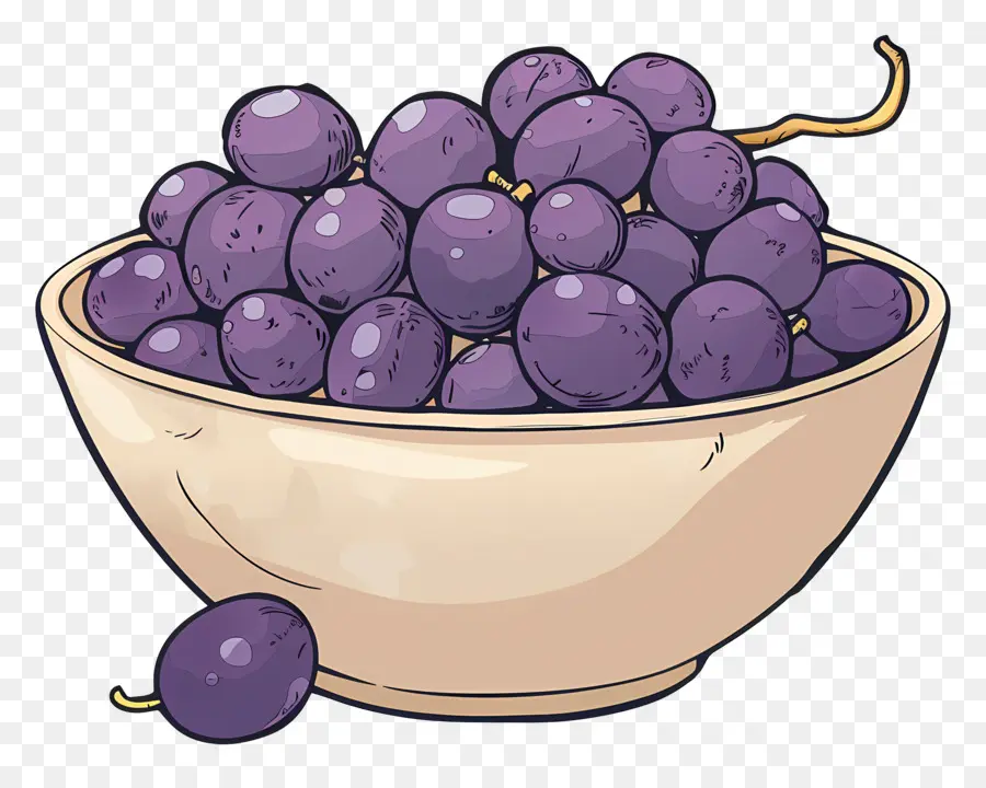 Tazón De Uvas，Fruta PNG