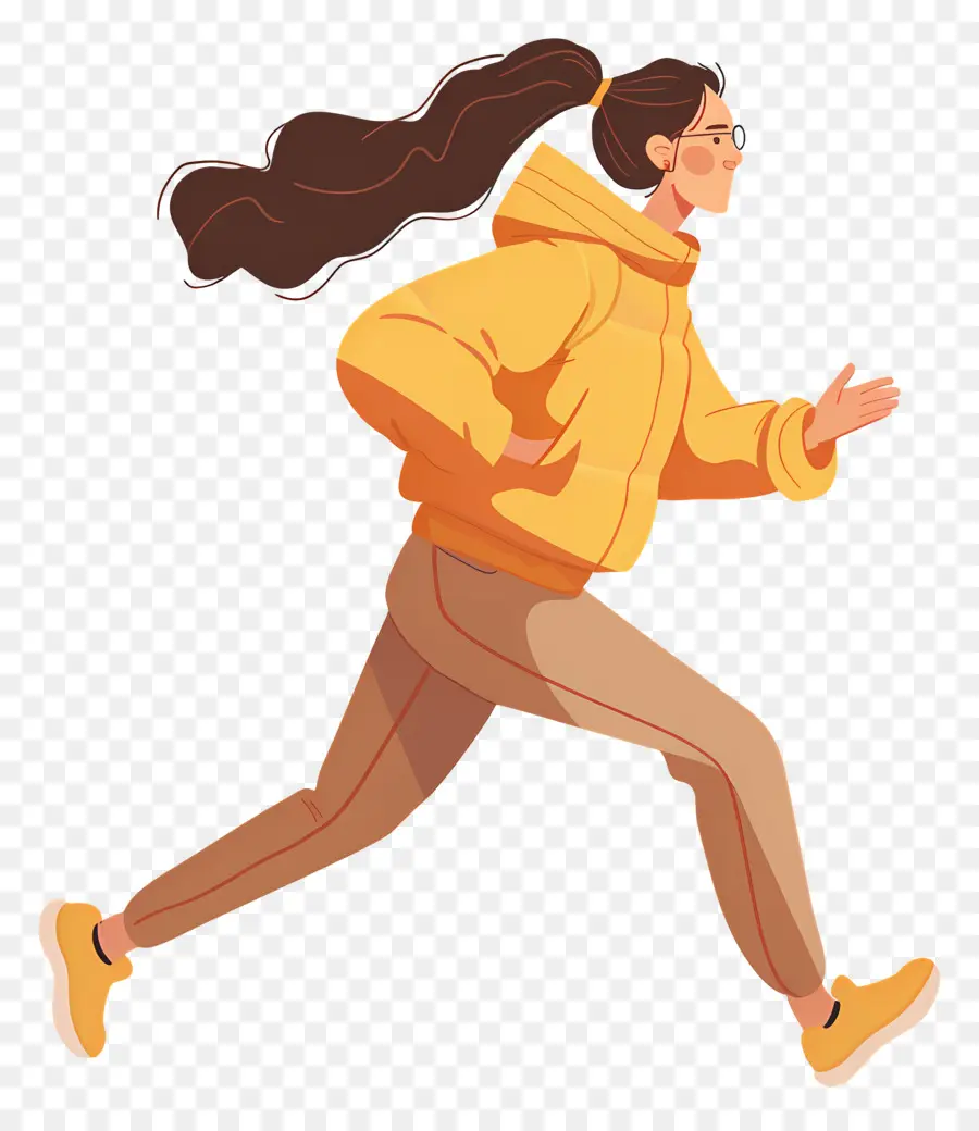 Mujer Trotando，Mujer Corriendo PNG