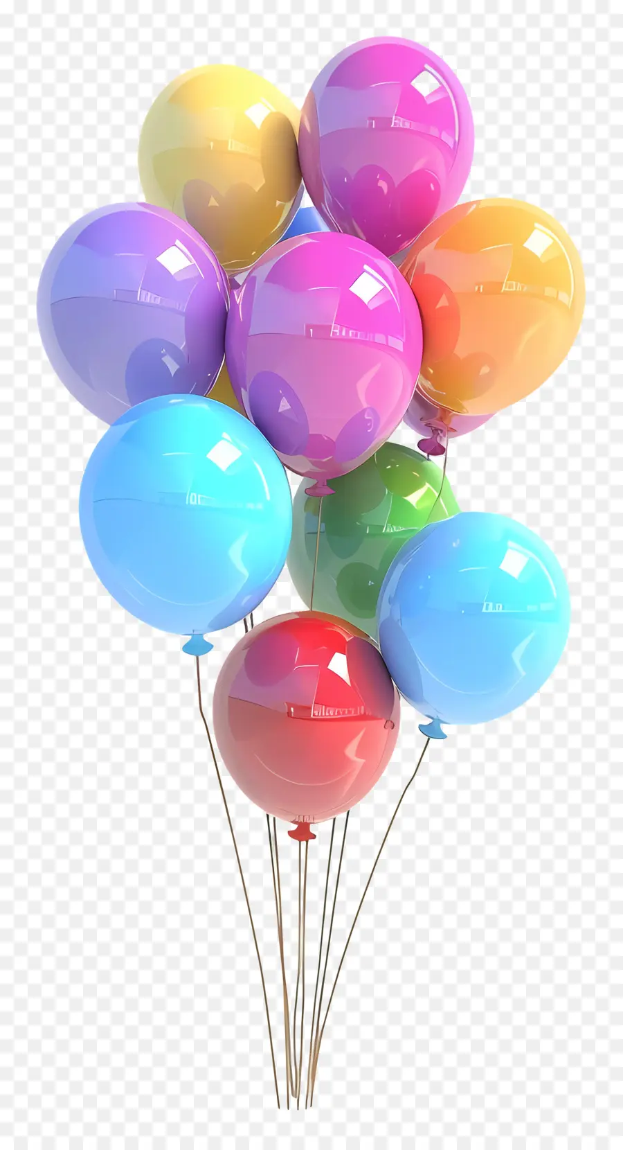 Manojo De Globos，Globos PNG