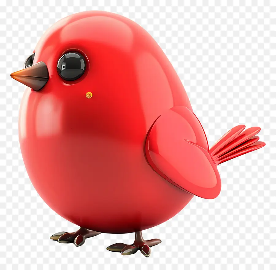 Pájaro Rojo，Lindo PNG