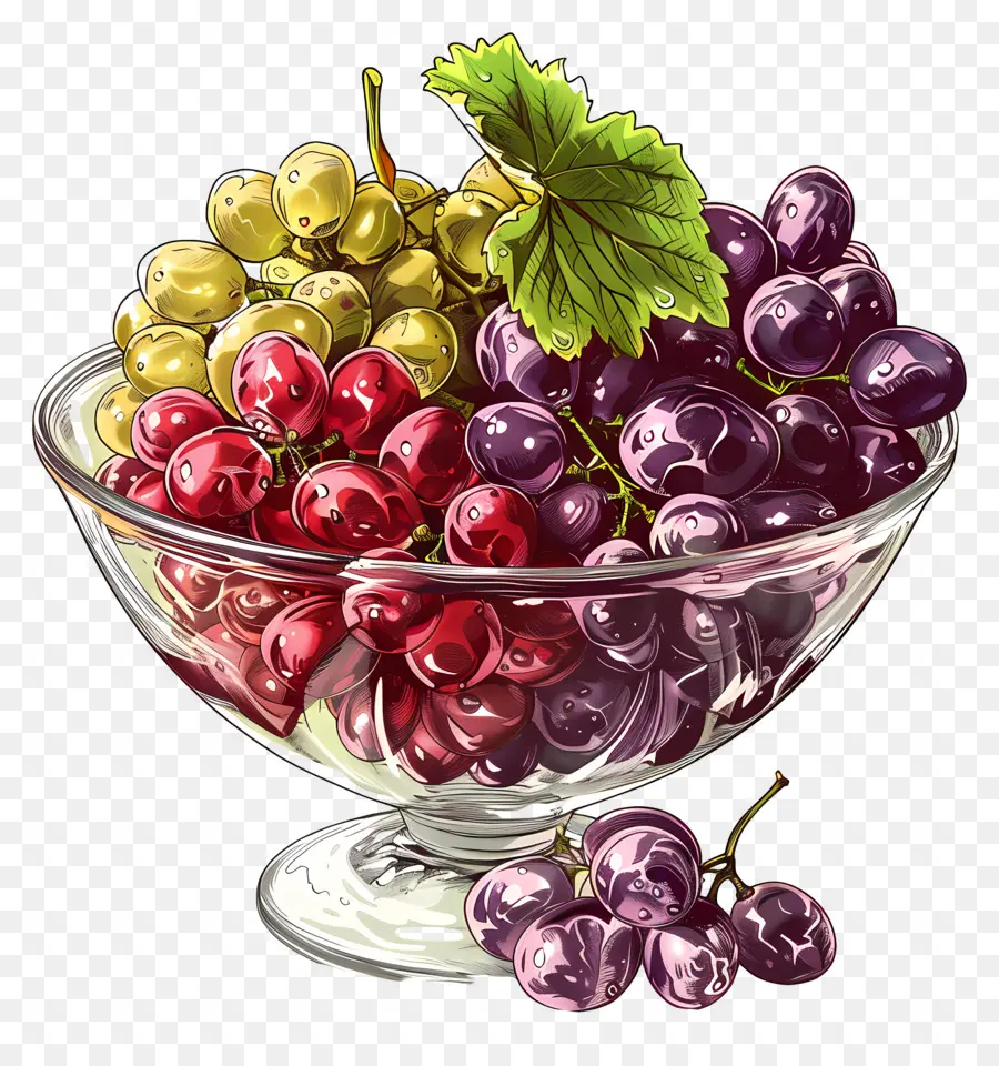 Tazón De Uvas，Uvas PNG