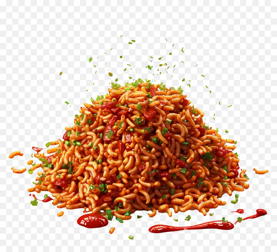 Arroz Jollof，Fideos Picantes PNG