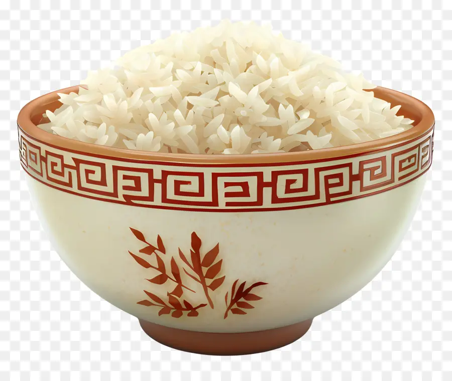 Plato De Arroz，Tazón De Arroz Blanco PNG