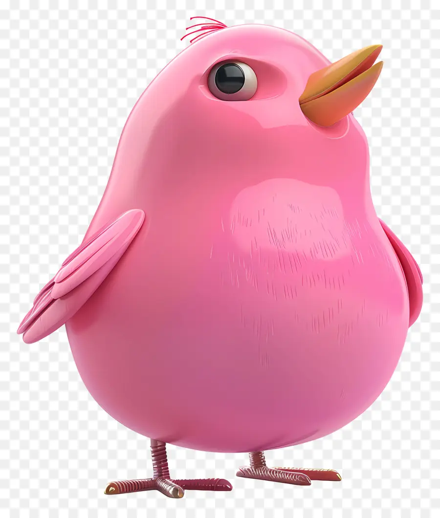 Pájaro Rosa，Lindo PNG