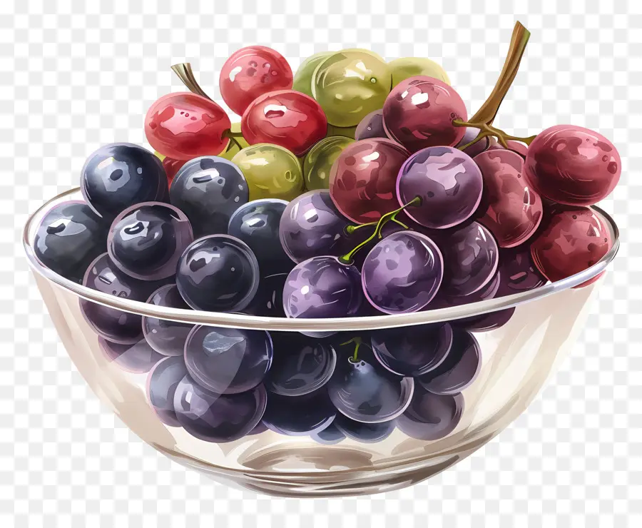 Tazón De Uvas，Uvas PNG