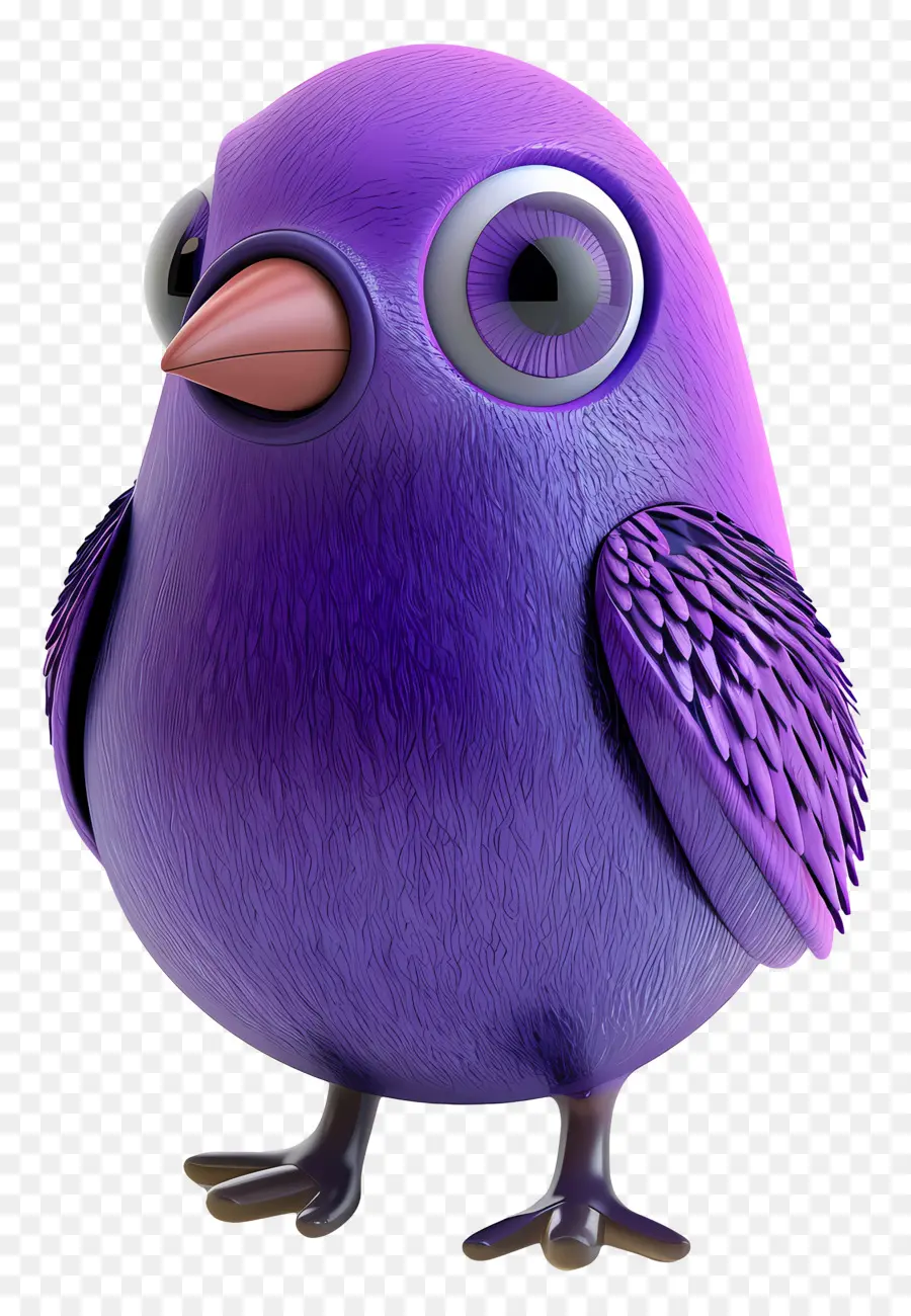 Pájaro Morado，Lindo PNG