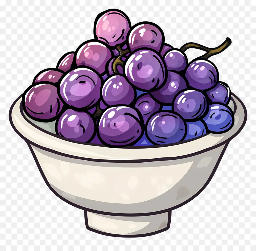 Tazón De Uvas，Fruta PNG