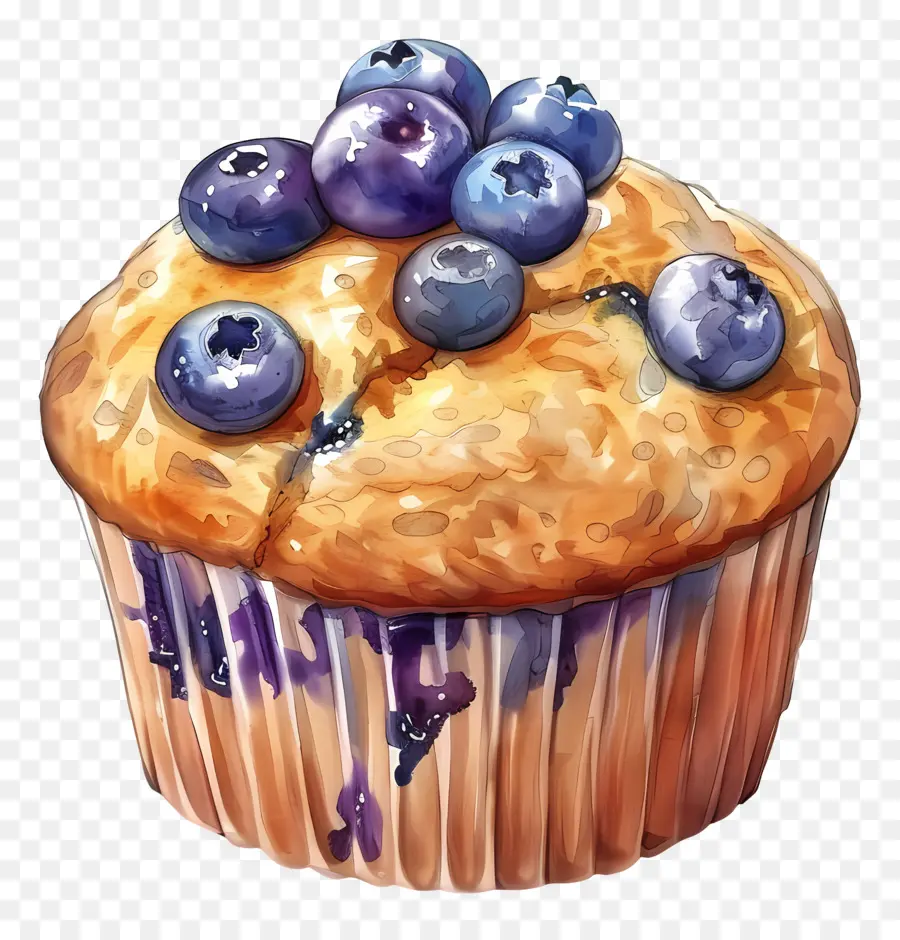 Muffin De Arándanos，Arándano PNG