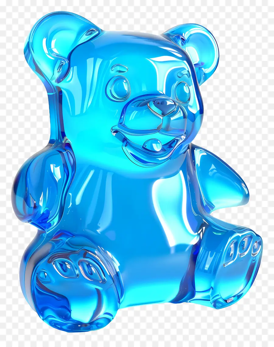 Oso De Goma，Oso Azul PNG