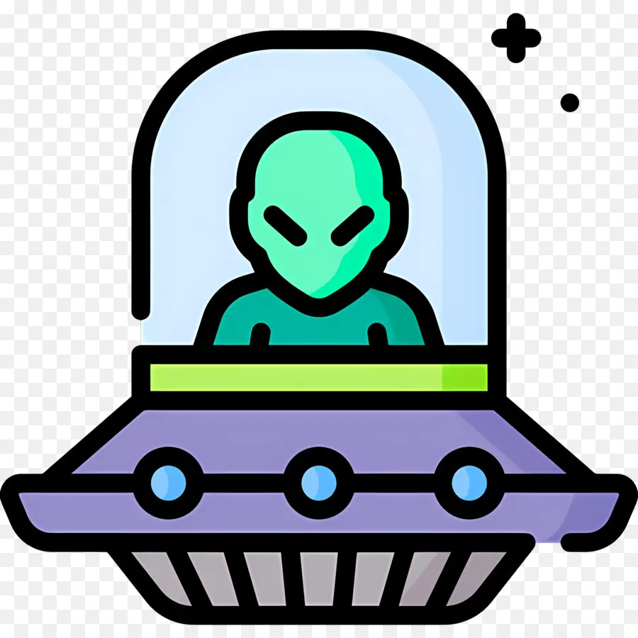 Ovni，Extraterrestre En Ovni PNG