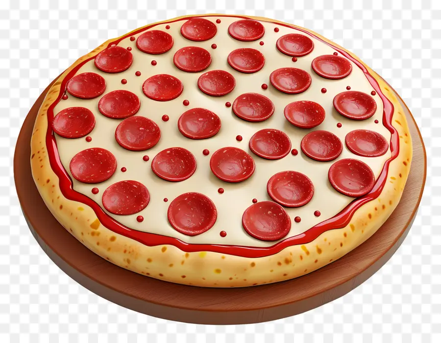 Pizza De Peperoni，Queso PNG