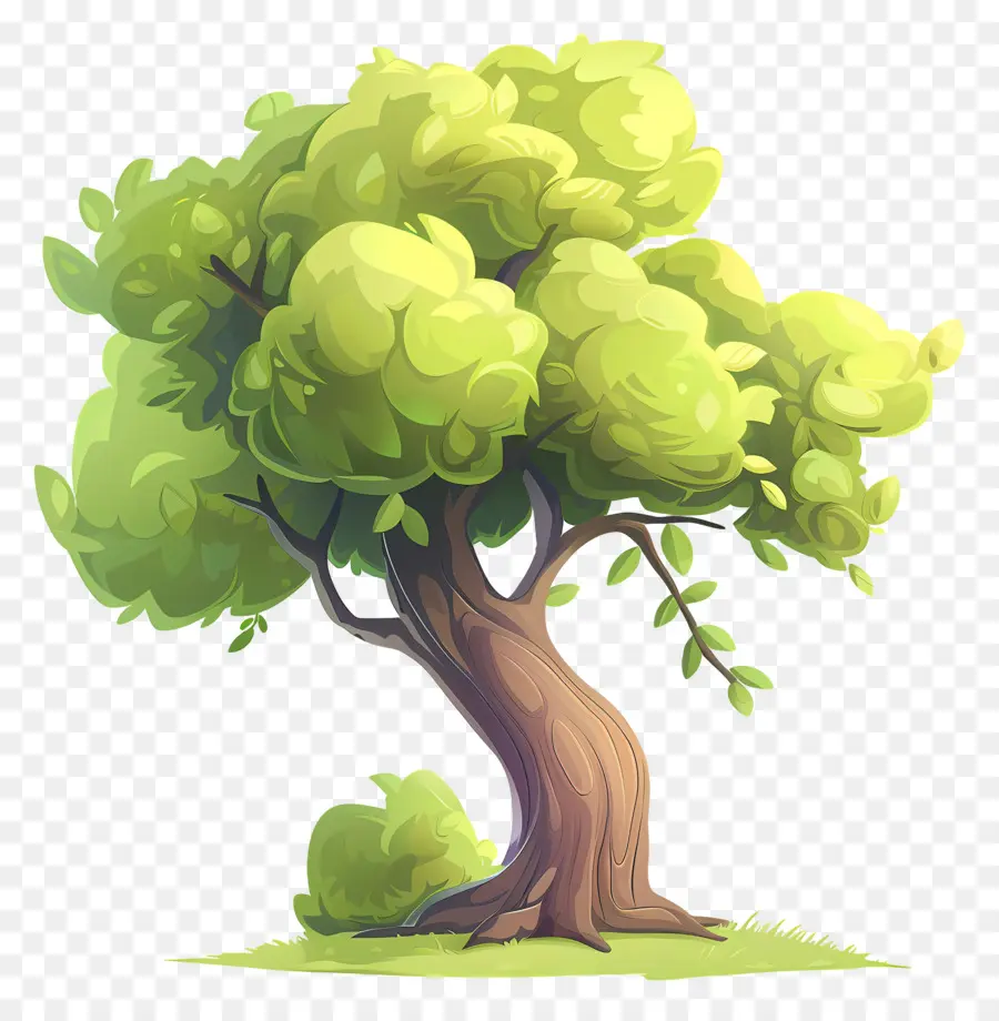 árbol De Dibujos Animados Lindo，Árbol PNG