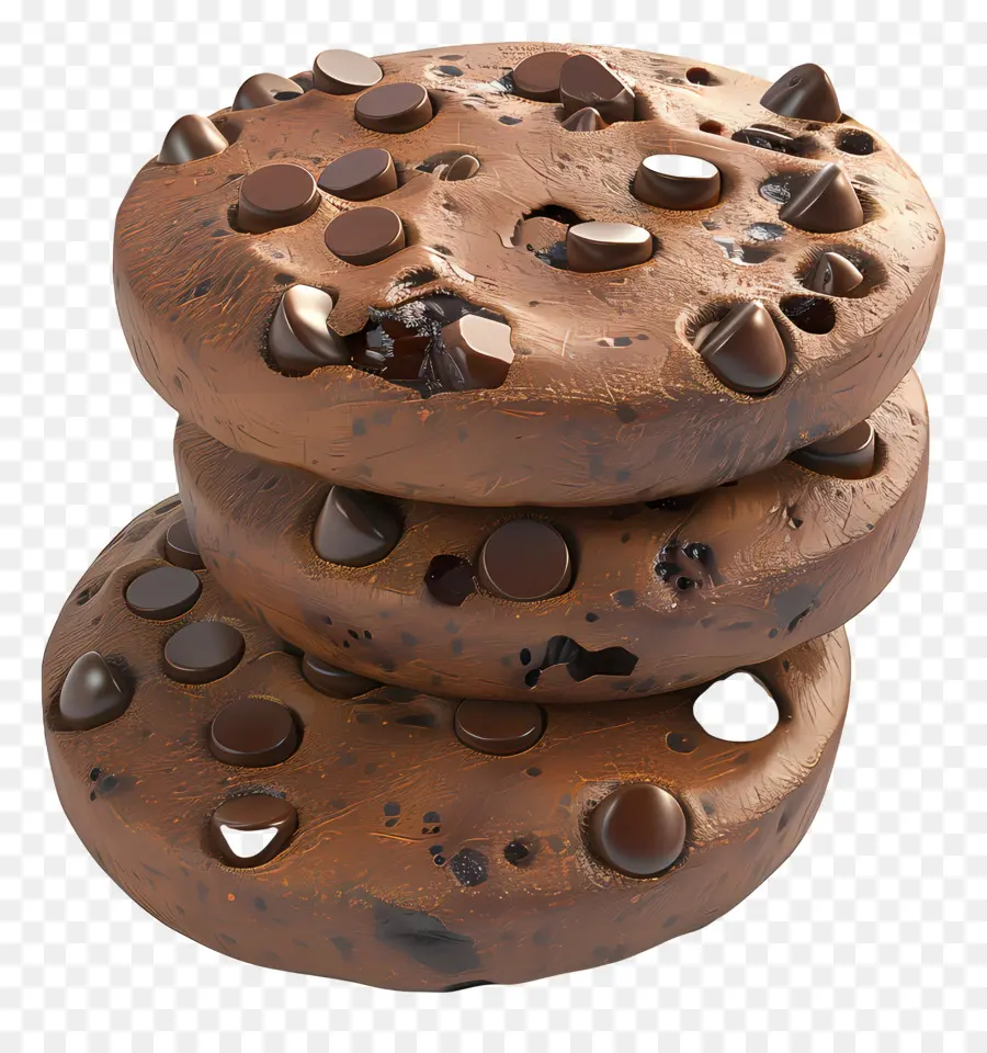 Galletas De Chocolate，Galletas Con Chispas De Chocolate PNG