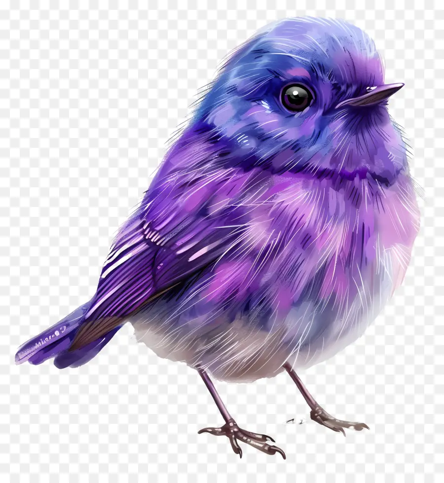 Pájaro Morado，Plumas PNG