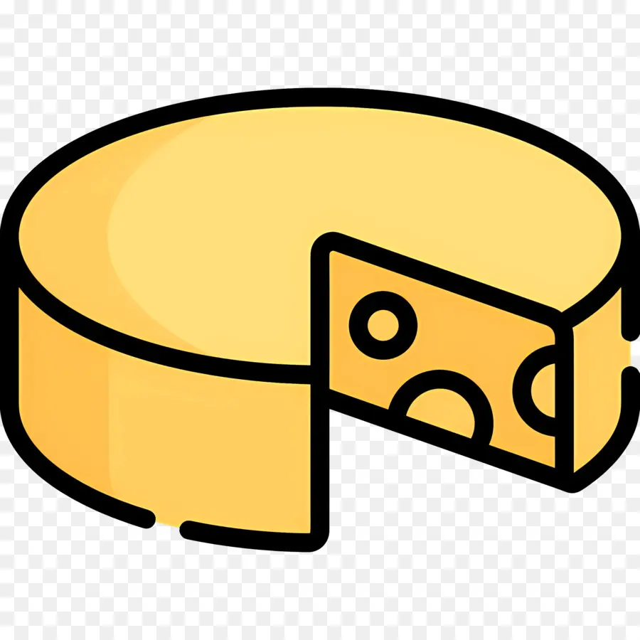 Rueda De Queso，Lácteos PNG