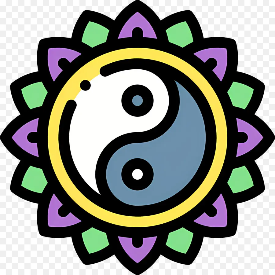 Yin Yang，Símbolo Yin Yang PNG