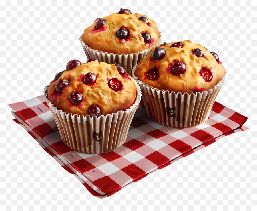 Muffins De Arándanos，Magdalenas PNG