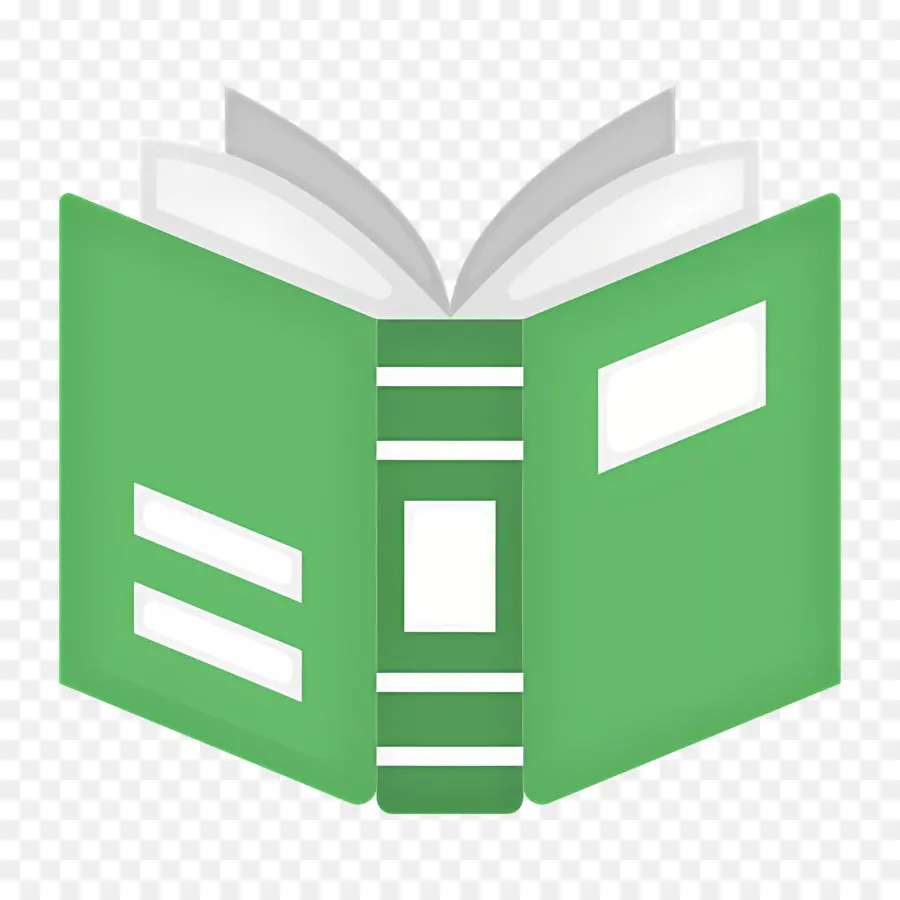 Libro Abierto，Libro Verde PNG