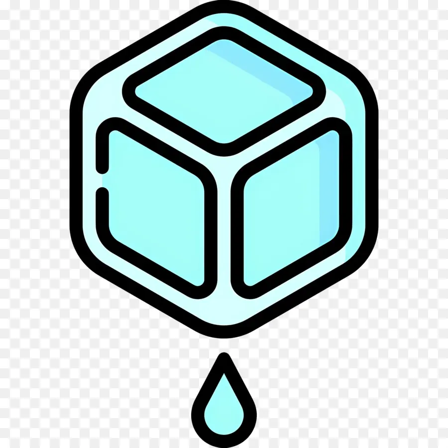 Cubito De Hielo，Cubo De Hielo Derritiéndose PNG