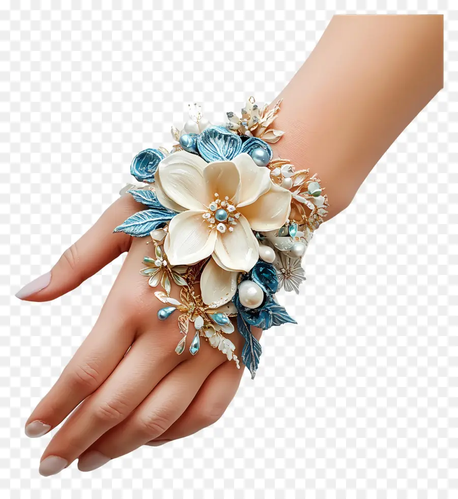 Flor De Muñeca De Graduación，Pulsera PNG