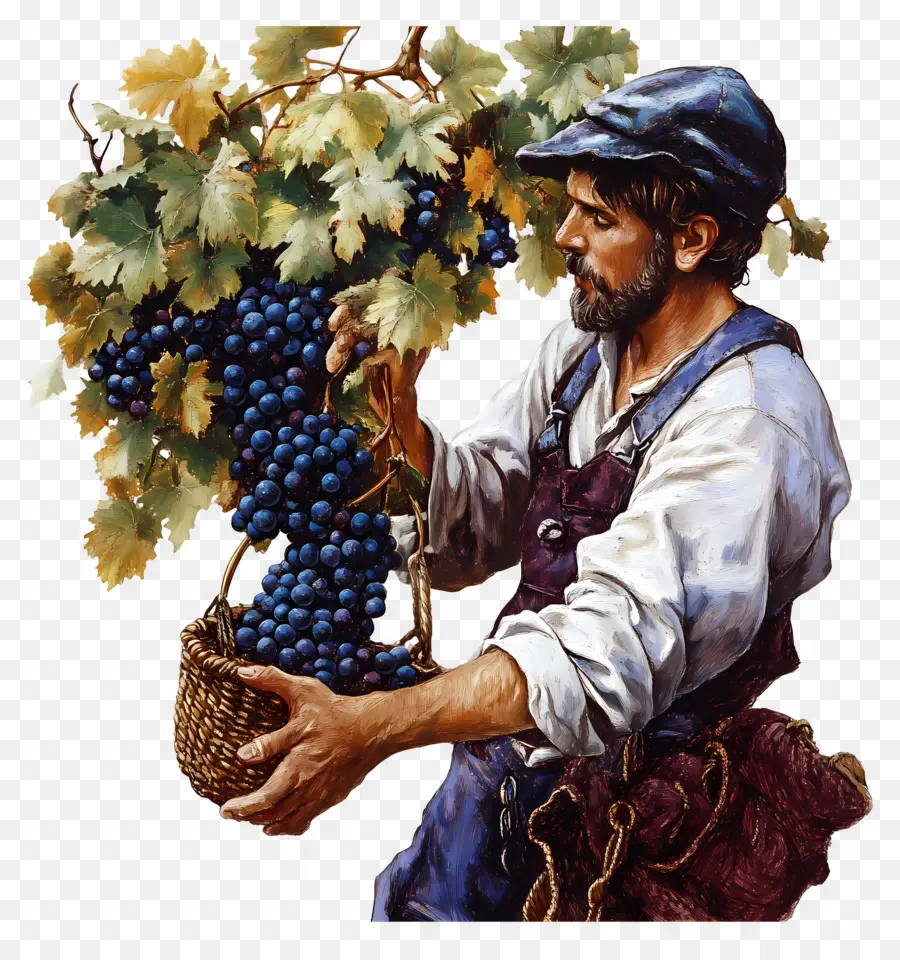 Cosecha De Uvas，Uvas PNG