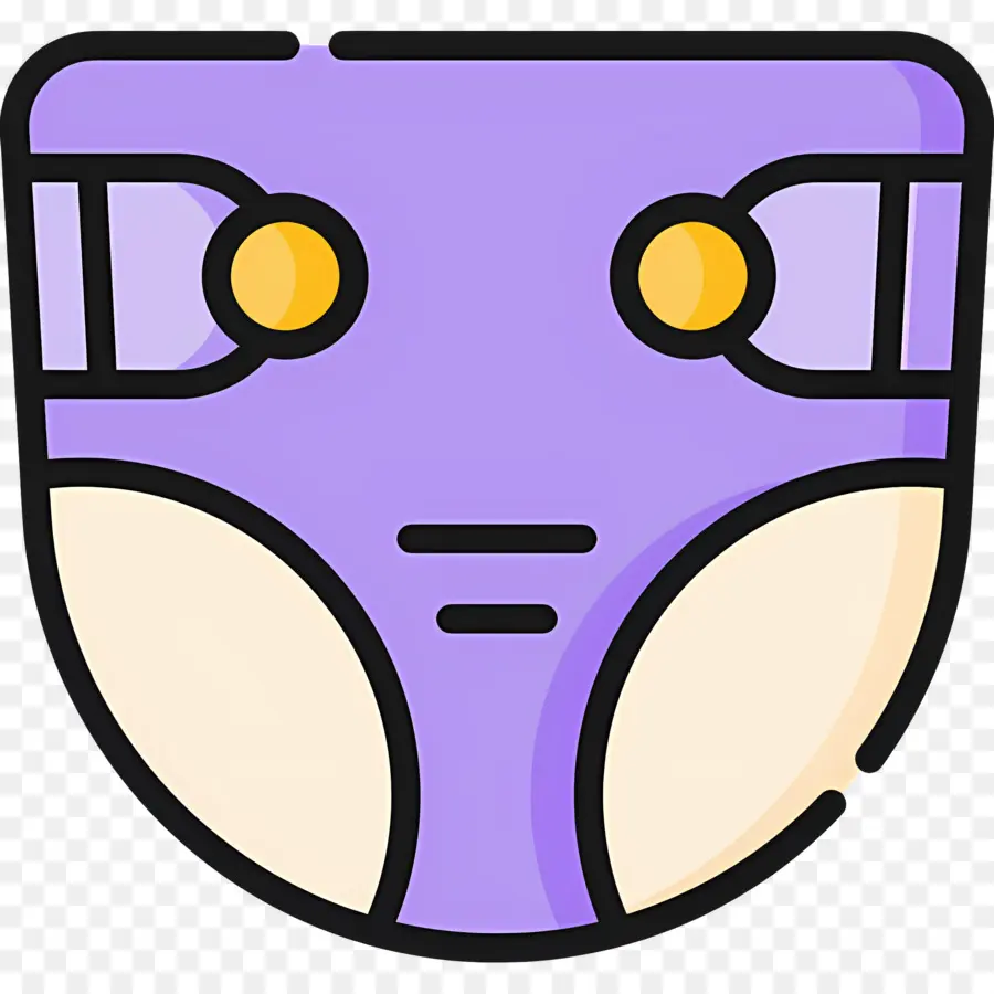 Pañal，Pañal Morado PNG